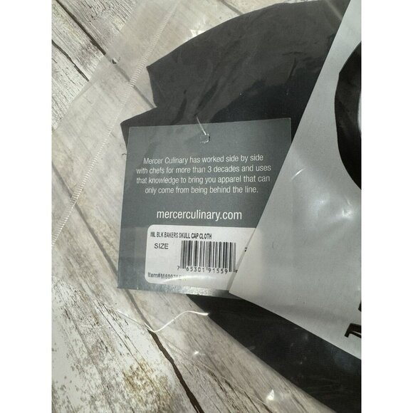 Mercer Culinary M60075BCS Millennia Adjustable Baker's Scull Cap Black - Picture 6 of 6